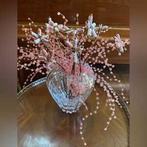 Handmade Flower for vase Artificial flower Beaded flower for decor